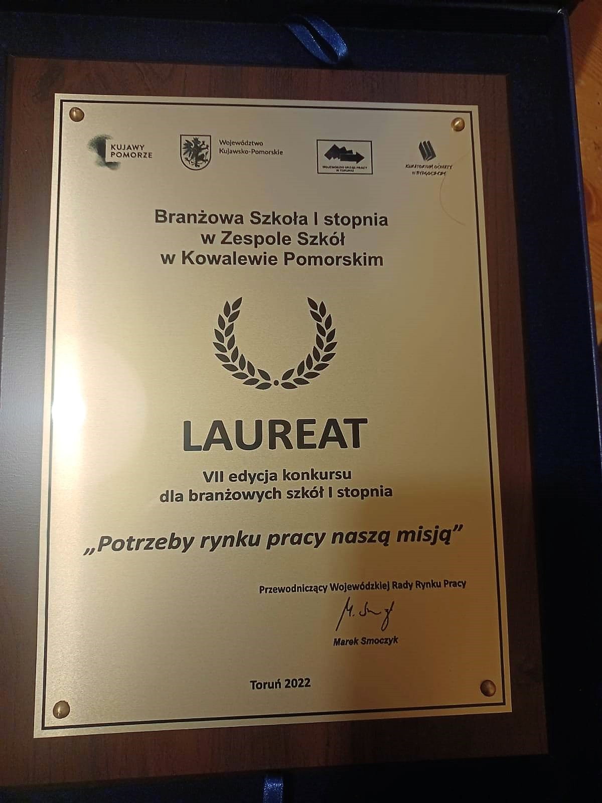 Nagrodzeni w konkursie Wojewódzkiego Urzędu Pracy