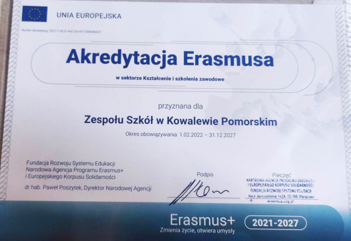 Akredytacja programu Erasmus+