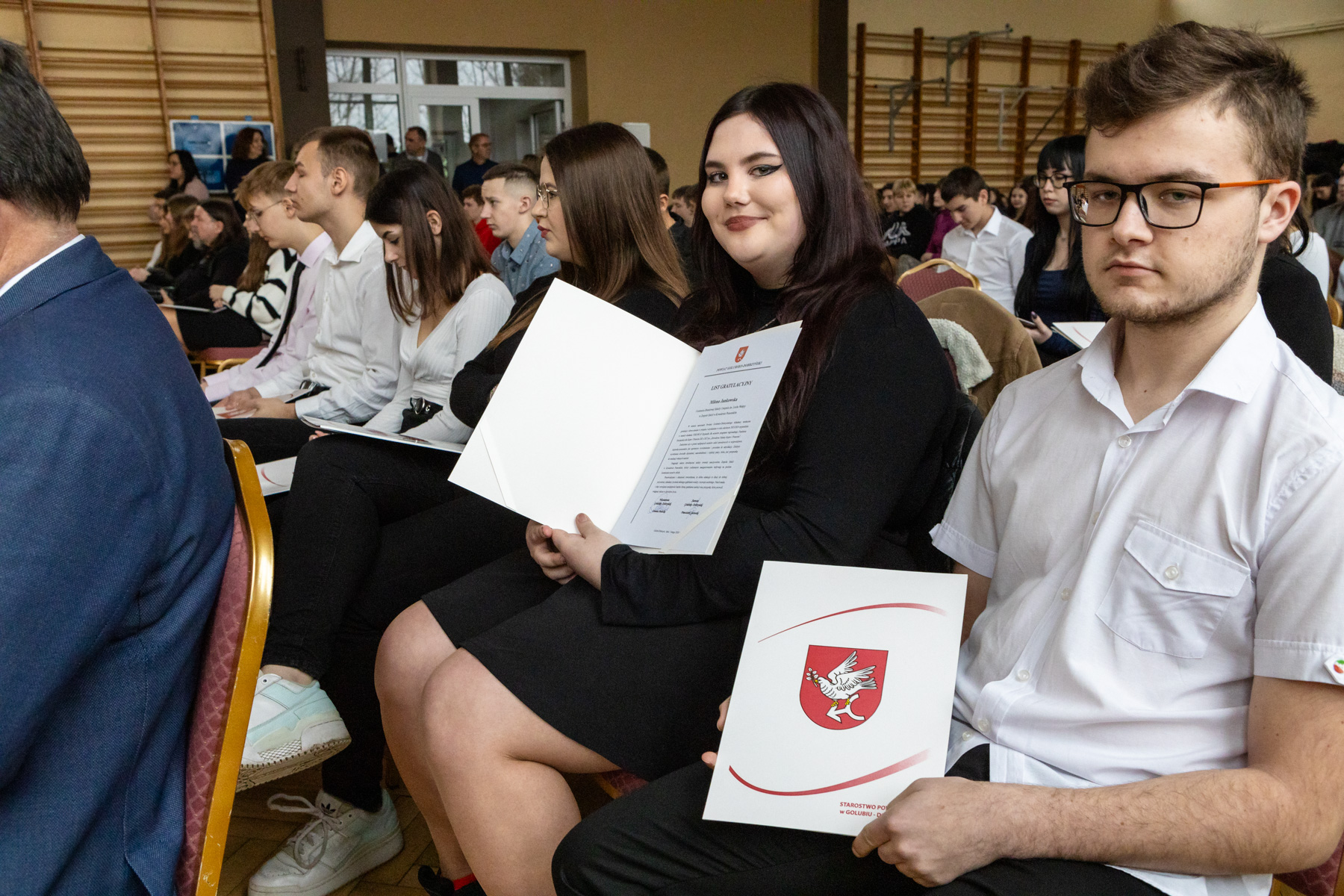 Wyróżnienia, podziękowania i ślubowanie